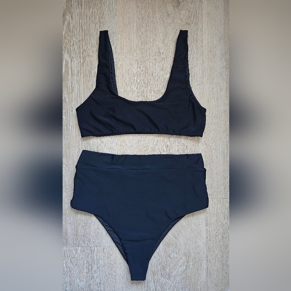 Acacia Swimwear Black Bikini Set